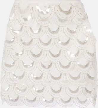 Rotate Minigonna con paillettes