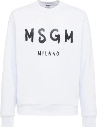 Msgm Msgm, Uomo, Felpe, Bianco, M, new