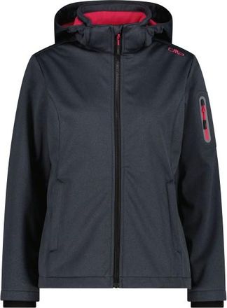 F.lli Campagnolo Jacket Zip Hood Melange Softshell Softshelljacke für Damen | blau