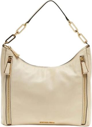 Michael Kors Pre-owned Shoulder Bag - Dames - Vintage Schoudertas - Wit - ONE Size - Leer - Vintage