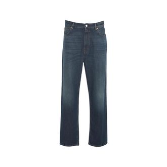 Closed Closed, Straight Jeans, male, Blue, Size: W33 Classic Blue Jeans for Men