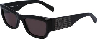Karl Lagerfeld KL6141S 001 Womens Sunglasses Black Size 52