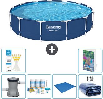 Bestway Piscina Bestway Steel Pro Redonda - 396x84 Cm - 7-piezas S289