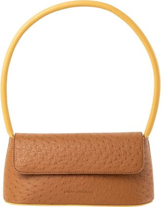Urban Originals Clover Vegan Leather Shoulder Bag in Brown at Nordstrom