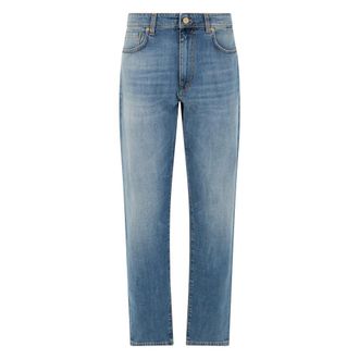 Slowear Slim-fit Jeans, male, Blue, Size: W31 Regular Fit Stretch Denim Trousers