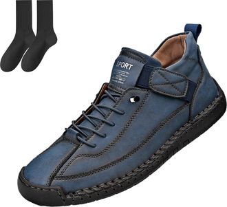 Generic Wright and Mason Women Shoes, Emiline Comfortable Orthopedic Sneakers with Arch Support, Slip-On, Wide Toe (Blue,10.5)