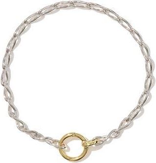 Otiumberg Sterling Silver and 14kt Gold Vermeil Eternal Link up Bracelet at Nordstrom