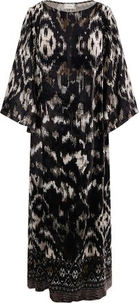 Pierre-Louis Mascia Jacquard Velvet Long Dress