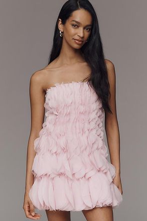 AMUR Christine Ruffle Dress