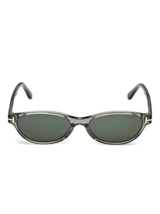 Tom Ford Eyewear oval-frame sunglasses - Grey