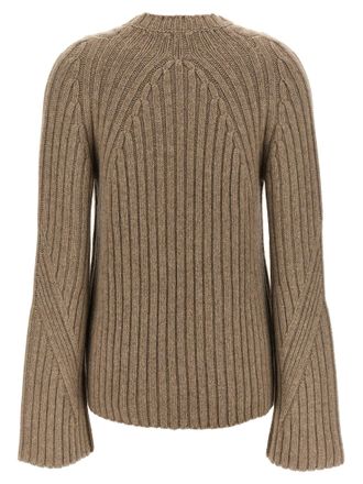 Khaite Womens Beige Cashmere Cardigan Clothing