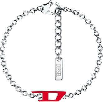 Diesel Stainless steel chain bracelet - Bracelets - Unisex - Silver