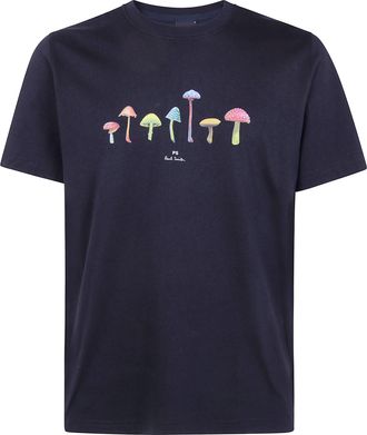 Paul Smith T-Shirt Regular Fit Mushrooms