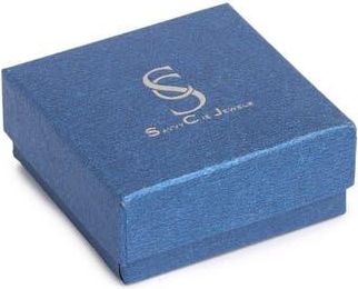 Savvy Cie Jewels Semiprecious Stone Cushion Drop Earrings in Silver/topaz at Nordstrom Rack