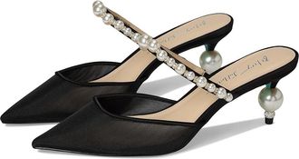 Blue by Betsey Johnson Evey High Womens Heels Black : 10 M