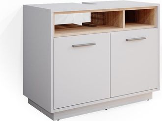 Vicco Mueble Bajo Lavabo Beatrice, Blanco, 80 X 64 Cm, Vicco