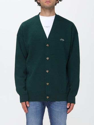 Dr&ocirc;le de Monsieur Dr&ocirc;le de Monsieur V-Neck Wool Cardigan with Embroidered Logo