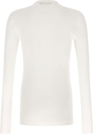 Dolce & Gabbana Ribbed Cotton Jersey Shirt - White