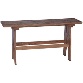 vidaXL Bench Natural 100 x 30 x 51 cm Solid Reclaim wood vidaXL