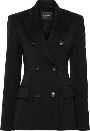 Andamane Shannon blazer - women - Polyester/Virgin Wool/Elastane/Acetate/Polyester - 38 - Black