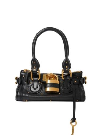 Chlo&eacute; Black Paddington Small Shoulder Bag