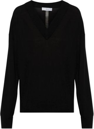 Iro Imagine Jumper - female - IRO - V-neck Knitwear - Black - XS - Knitwear