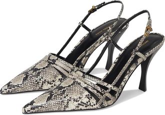 Michael Kors Haisley Sling Pumps Womens Shoes Natural : 8.5 M, Leather