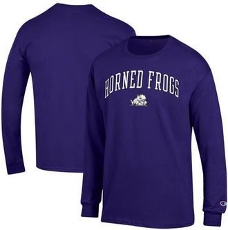 Champion Mens Champion Purple TCU Horned Frogs Arch Over Logo Long Sleeve T-Shirt at Nordstrom, Size Xx-Large