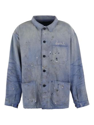 Saint Mxxxxxx Gerafeld overhemd - Blauw