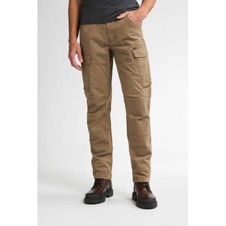 Petrol Industries regular cargo broek lichtbruin