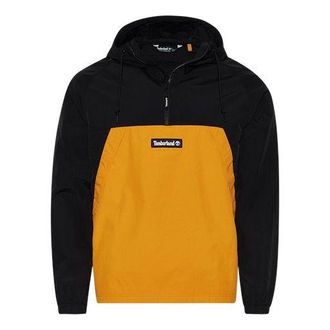 Timberland Pullover Windbreaker Jacket Black Cheddar A2BUU-AU9
