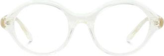 Loewe Round Transparent Yellow Eyeglasses - Yellow