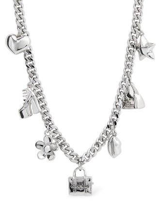 ネックレス・ペンダント Sticker Charm Necklace - Marc Jacobs - l - Silver MARC JACOBS Sticker Charm Necklace | Holt Renfrew