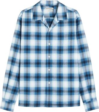 J.W.Anderson Checked Cotton Shirt - Blue - S (UK8-10 / S)