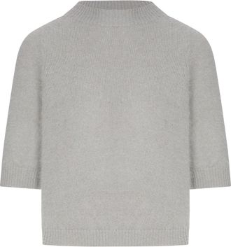 Roberto Collina SHORT-SLEEVED ANGORA WOOL TOP - Roberto Collina - Woman