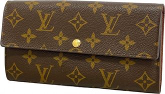 Louis Vuitton Brown Long Wallet (Bi-Fold) (Pre-Owned)