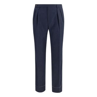 Brioni Pantalones Elba - Trousers - Hombre - Azul - M