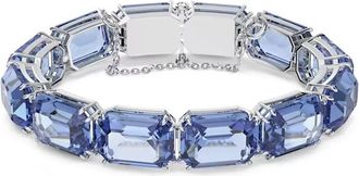 Swarovski Elegant Blauw Kristal Armband Millenia - Dames - Armbanden - Blauw - ONE Size - Accessoires