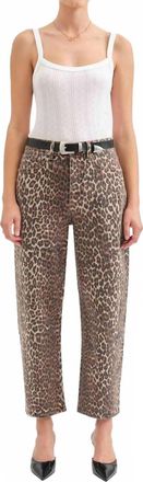 Daze Westward Barrel Leg Jean In Cool Cat