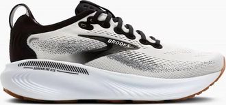 Brooks Womens Adrenaline Gts 25 Running Shoes - Wide In White Black White