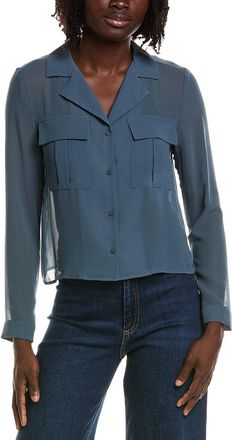 T Tahari Cropped Utility Top