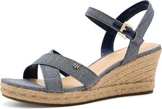 Tommy Hilfiger Genea Womens Wedge Shoes Medium Blue Stripe : 6.5 M