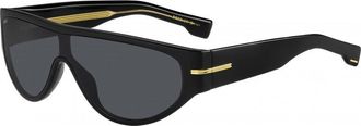 HUGO BOSS Mens -1623-S-807 1623 S 99 807 Sunglasses - Black - One Size