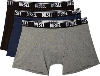 Diesel Mens Diesel UMBX-Sebastian Boxer Shorts Three Pack - Grey - Size: 39/38/32