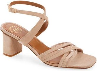 ATP Atelier Ledro Ankle Strap Sandal in Cipria at Nordstrom, Size 10Us