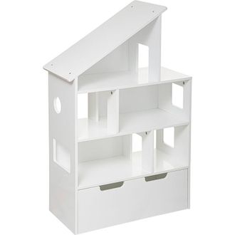 Atmosphera Librer&iacute;a &laquo;maison&raquo; - Ba&uacute;les Con Ruedas - Blanco H104 Cm Atmosphera Cr&eacute;ateur DInt&eacute;rieur