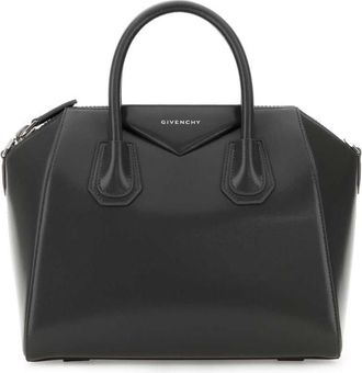 Givenchy Dark Grey Leather Small Antigona Handbag