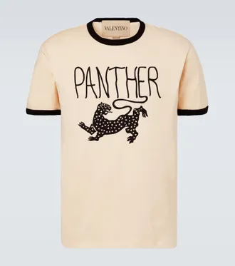 Valentino Printed cotton jersey T-shirt