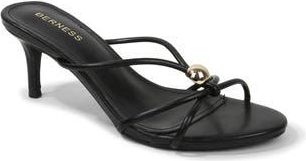 Berness Fifi Strappy Heeled Thong Sandal in Black at Nordstrom Rack, Size 7.5