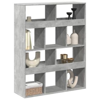 Berkfield Home Room Divider Concrete Grey 100x33x125.5 cm Engineered Wood